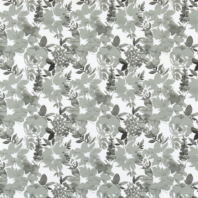 Premier Prints Zinnia Raven Slub Fabric image 1 of 1