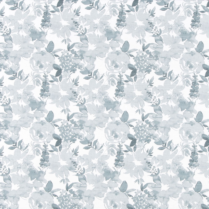Premier Prints Zinnia Shy Blue Slub Fabric image 1 of 1