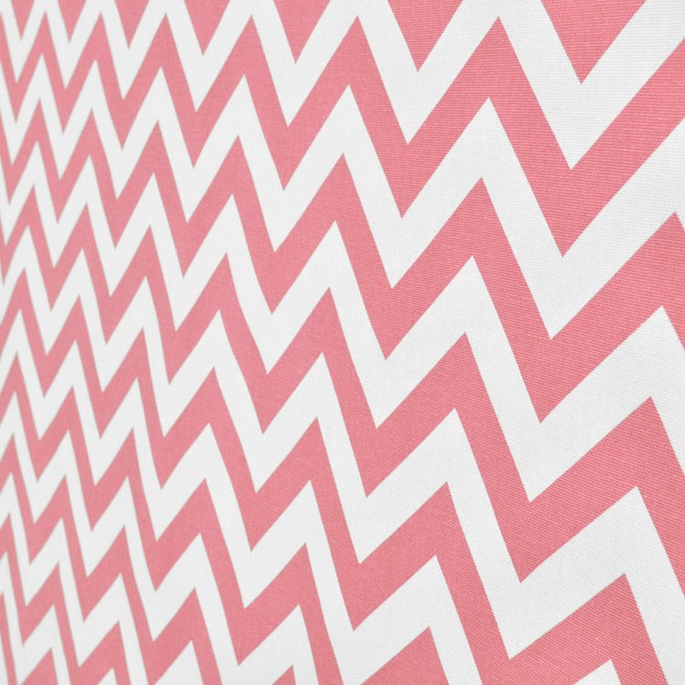 Premier Prints Zig Zag Baby Pink/White Canvas Fabric image 5 of 5