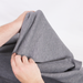 Light Heather Gray Sweatshirt Fleece Fabric thumbnail image for video Fleece Sweatshirt Product Demo Video