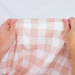 Premier Prints Buffalo Plaid Blush Grey Canvas Fabric thumbnail image for video Premier Prints Buffalo Plaid Product Demo Video