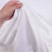 White Stretch L&#39;Amour Satin Fabric thumbnail image for video Satin Stretch Product Demo Video